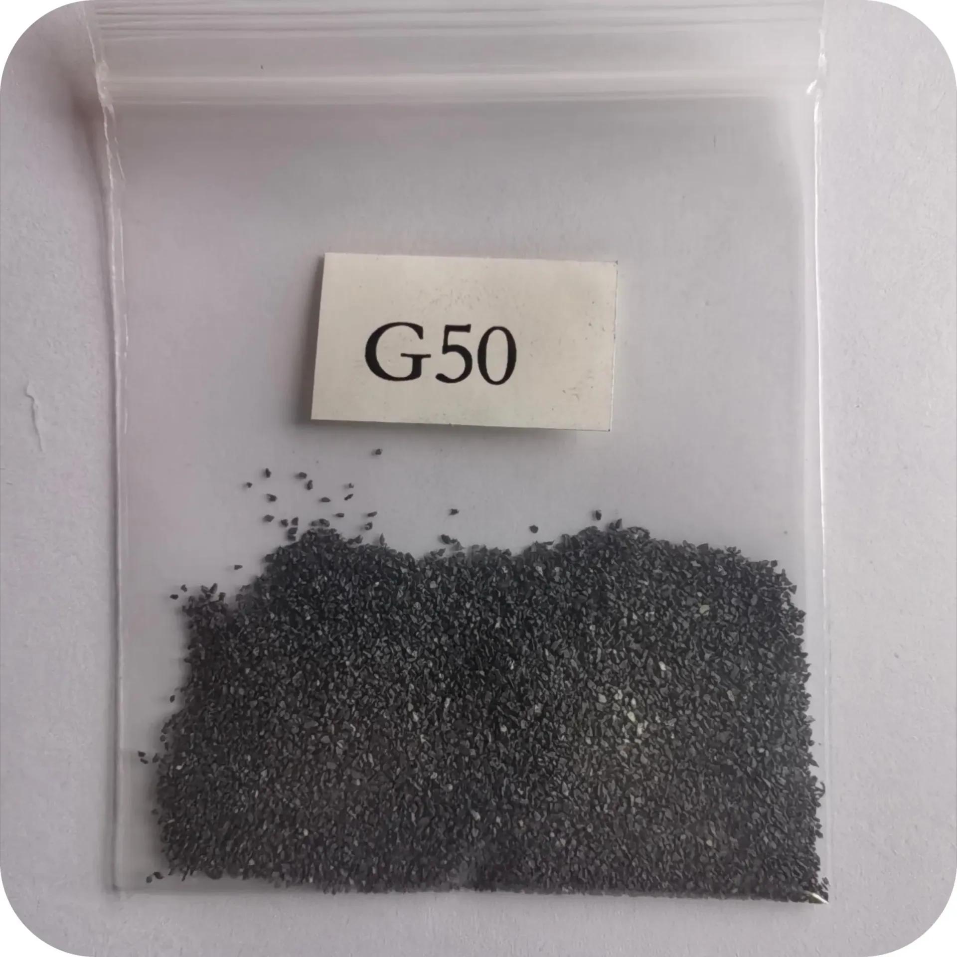 Steel Grit - size and shape comparison